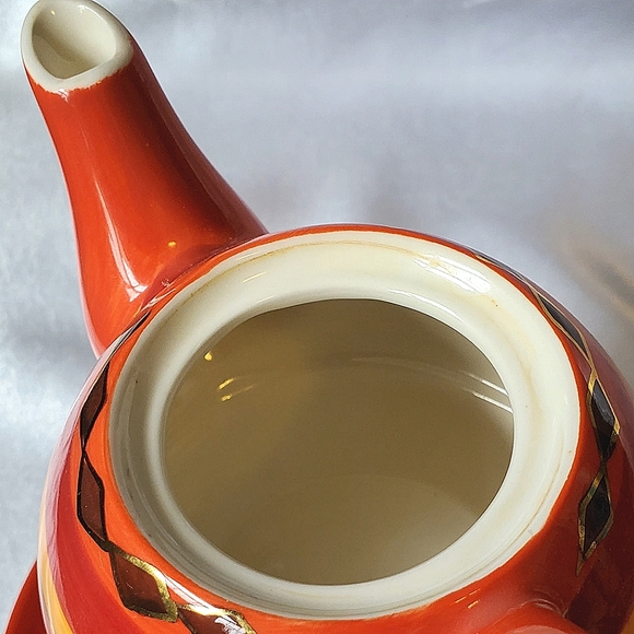 Thailand made Hamburg Cha Cult Hand Painted Tea Set - Picture 5 of 11